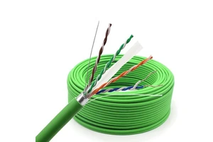 100m 305m Reel F/UTP FTP Cat6a network cable 500MHz 100% copper conductor PVC LSZH PE shielded RJ45 cat6 cable