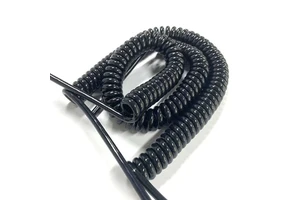 7 10 12 Cores Spiral Cable Electrical Retractable Spring Cable with Solid Conductors and PVC Insulation