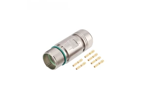 Servo Motor Encoder Copper Alloy Housing 6 8 12 17 19 Pin Socket M623 Industrial Plug Connector