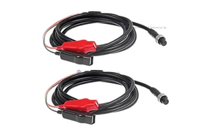 HONGXIN OEM Electric Fishing Reels Accessories 2m 6m 12V 2.5A Low Voltage Battery Power Cord Cable Double Connectors PVC Copper