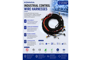 Custom Industrial Wire Harness Cable Assembly For Automation Equipment Signal Power Connector Solution