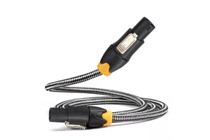 Metal Four-core NL4FC Audio Connector Professional Stage Amplifier Speaker Cable Ohm Head Supports Custom Wiring Harness