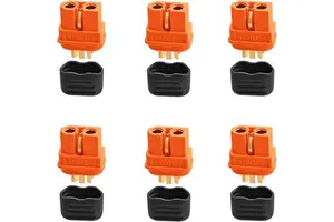ELFCULB XT60i Connector XT60I-F Plug Female for RC Battery Amass Connector Device Replace (6pcs)