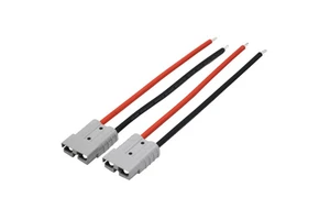 Wire Battery Connector Cable 50Amp Inverter Charging 16AWG Extension Cable