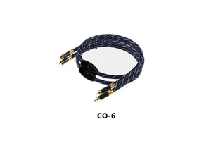 CO-6 Audiophile Stage Golde Ring Coaxial Cable Hi-Fi Coaxial Digital Signal Cable