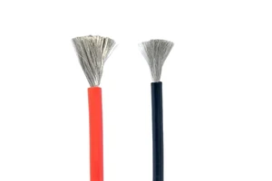Industrial Power Silicone Rubber Insulated Copper Conductor Ultra Flexible High Temperature 600V Rated Battery Cable 200C