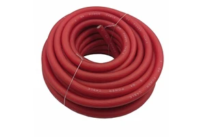 A Roll of 51' FT Feet 1/0 AWG 0 Gauge CCA Power Wire Ground Cable Translucent Black Red Blue 3 Color Available