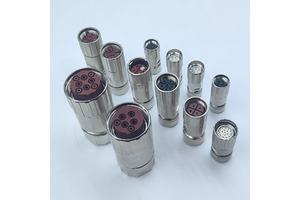 M12 M17 M23 M40 servo connector accessories 4 6 8 12 pin aluminium profile Siemens circular connector
