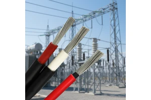 Direct Burial Solar Cable 6mm² 10mm² 1500V Waterproof Tinned Copper PV Wire for Ground Mounting