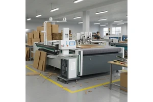 Best Price Cardboard Cutting Machine Oscillating Knife Cutting Machine Carton Grooving v Cut Machine Cardboard Cnc Cutter