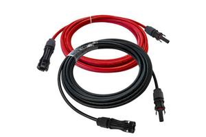 IP68 1M/2M/3M/5M Extension Cables For Solar Panels, 2.5mm/4mm/6mm Copper Solar PV Cables With MC Connectors