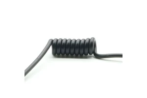 Flexible 2 Core Micro Electric Spiral Coiled Cable Curly Cord Spring Cable