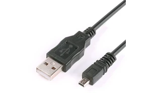 8P for USB Type-A/Micro-USB Data Cable PVC Material for D7200 D3200 D5500 D5100 D5200 D7100 P7100 DSLR Cameras