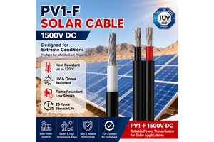 Dc1500V AC 1000V PV Solar Wire2.5mm4mm6mm PV1-F H1Z2Z2-K High Temperature Stranded Solar Cable TUV Certification UV Resistant