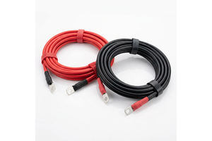 Pre-cut Terminated 35mm2 Battery Interconnect Cable with Ring Terminals 600V 1500V for 48V LiFePO4 Battery Pack CE