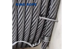 Lifting Cable 8*19S+IWRC Elevator Steel Wire Rope Galvanized High Carbon Steel Construction Galvanized Crane Aisi 1000M Kingrope