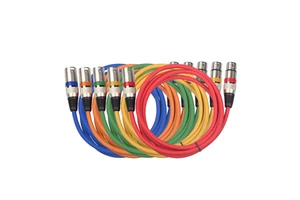Colors Microphone Cable Audio Xlr Three Core Balanced DMX Stage Control Cable Audio Line