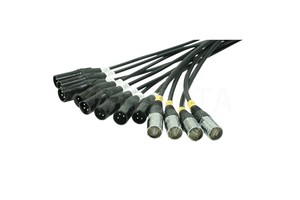 Professional Double Micro RCA Audio Snake Cable 100m Coaxial Stage Box Audio Raghit RJ45 Connector Outdoor Networking