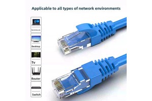Industrial Grade Cat6 FTP Shielded Patch Cable RJ45 Ethernet LAN Connection Cord.Length Can Be Customized