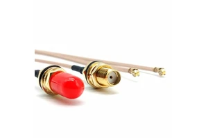Waterproof O Ring Antenna Rg17 Kable Sma Female to Ipx Ufl Mhf Rp Male Assembly Bulkhead Sma RG178 Pigtail Cable