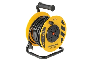 30M Industrial Cable Reel Retractable Extension Cord with UK BS Plug and 250V~ Custom Length