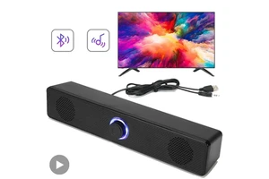 SoundBar Home Theater Sound System Wired Wireless Speaker Sound Bar 3.5mm Audio Cable for Laptop/pc/tv/gaming