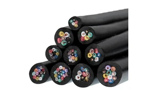 2 3 4 5 6 7 8 Core Trailer Light Electrical Cable Flexible Copper Black