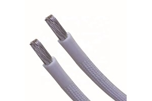 200C High Temperature Stranded Power Cable 300V White Red Black Yellow Blue Free Sample 4mm2 Silicone Rubber Fiberglass