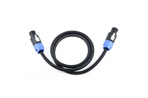 2x2.5mm² OFC Speakon to Speakon Speaker Cable NL4 Twist Lock Professional Audio Wire for Stage, DJ, Amplifier & Subwoofer System