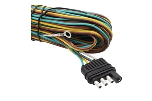 Factory Custom Quanlin QL257191 16AWG/18AWG PVC Insulated Tin Plated Copper Cable SAE 4-Way Trailer Harness Motorcycle Power