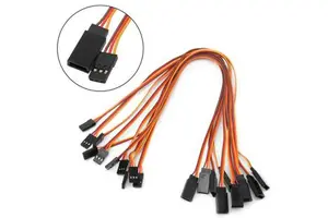 3 Pin Servo Extension Wire Lead Female to Male JR Plug Connector 30cm 50cm 80cm 100cm for RC Car Drone Quadcopter Aircraft