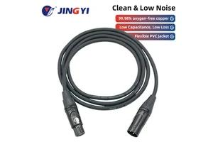 XLR Male to Female Extension Cord Balanced Copper Audio Cable PVC Jacket for Stage Live Sound & Microphone