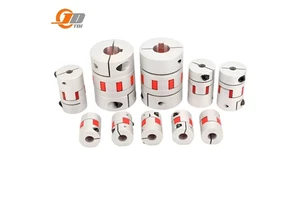 Aluminum Alloy Plum Blossom Jaw , Shaft Connector for Stepper Servo Motor Ball Screw Transmission