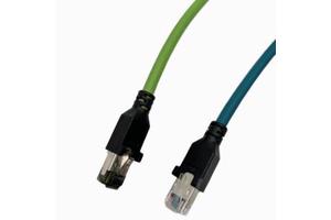 Baymrs IP67 Industrial Ethernet CAT5e M12 8pin X-code Male to RJ45 Connectors Shield with PVC or PUR Cable