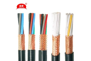 JH Semi-rigid PVC Insulated Spiral Shielded Cable Oxygen Free Copper Conductor 450/750V Custom Length Roll Packaging