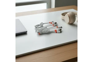 4 Cores PVC Braided Pure Copper Conductor Data USB Type-C 5A Fast Charging Cable for Mobile Phone Power Bank Camera Computer