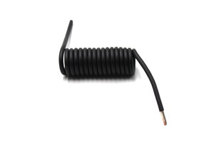Black Electrical 22AWG 2 Core 3 Core 4core Shielded Spiral Coiled Spring Wire Power Cable Spiral