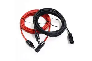 Manufacturer Solar Cable Wire 6MM2 DC Power PV Solar Panel Cable with Solar Connector
