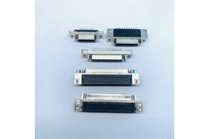 High Density 1.27mm Pitch Double Edge SCSI Servo Connector Copper Gold Plated 90 Degree Right Angle for Electric Power PCB