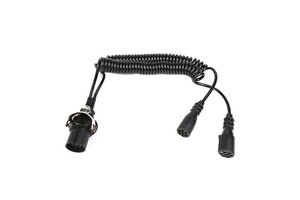 7 Cores Electric Spiral Cable Good Quality Auto Parts Truck Trailer ABS Extension Cords Multicore Coil Cord Spiral Wire