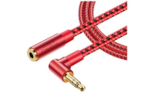 Cablecreation 3.5mm Stereo Jack Plug Cable Connector Bare Copper Audio Extension Cable