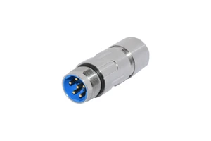 Waterproof IP67 M23 Plug Connector 8 Pin Circular Motor Servo Heavy Duty Power Straight Female Connection