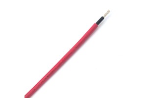 H1Z2Z2 Industrial Power Solar PV Cable 1*6sqmm Low Cost Waterproof XLPE Insulated Solid Wire IP67 Weatherproof Solar Wires