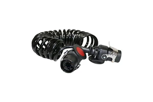 Hot Sale European Type Abs Ebs Iso 24v Adaptor Cable 7 Pin Truck Trailer Spiral Cable With Moulded Plug