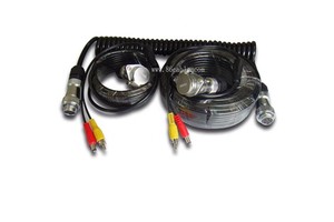 Custom 5pin 7pin Trailer Backup Camera Cable with 7pin Socket 7core Trailer Spiral Cable