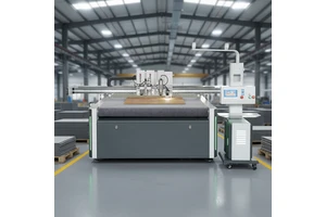 Premium Quality White Cardboard Digital Flatbed Plotter Cutters Tables Machines Automatic Production Line With Competitive Price