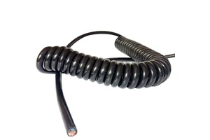 Power Cord Spiral Cable With Euro Plug and Rotating Plug for Hair Dryer