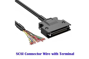 Connector Wire Terminal 14/20/26/36/50Pin MDR Male Adapter Cable Double-layer Shielded SCSI Servo Line for Automobile IP67