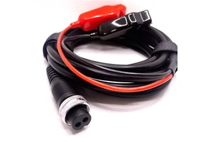 Daiwa/ Shimano Electric Fishing Reels Power Cord Cable with Double Connectors Copper Conductor Material Battery Power for Reel