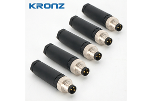 IP67 Waterproof M8 Connector Set 3-Pin 4-Pin Male Female Aviation Plug And Socket For Sensors Industrial Equipment KRONZ